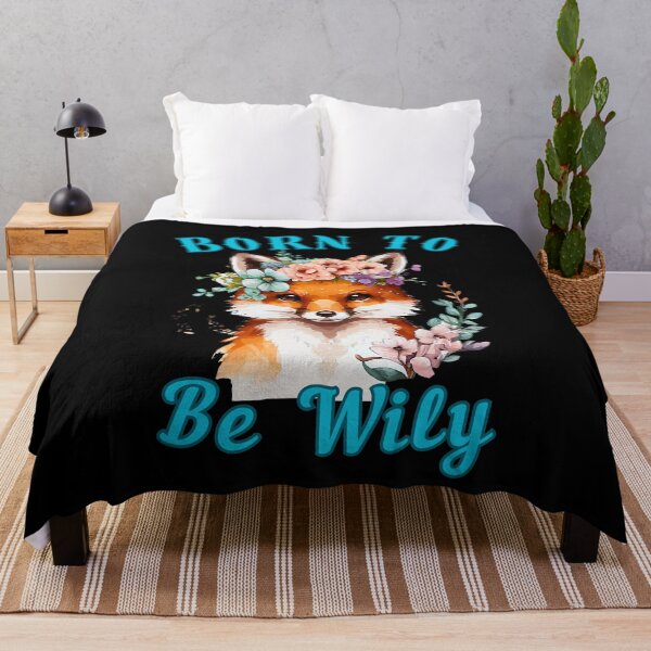 Item preview, Born To Be Wily. fox face designed and sold by FoxVibes.