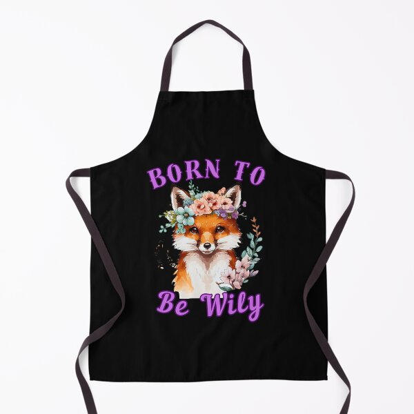 Item preview, Born To Be Wily. realistic fox designed and sold by FoxVibes.