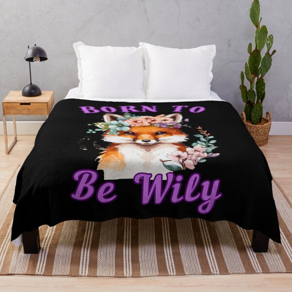 Item preview, Born To Be Wily. realistic fox designed and sold by FoxVibes.