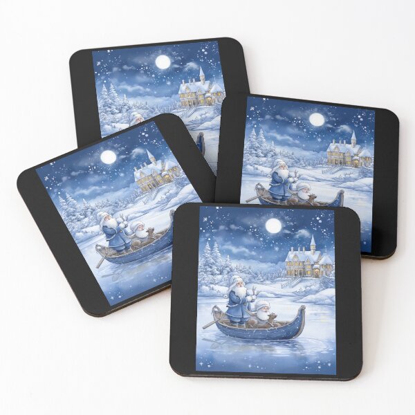 Item preview, Boat Carrying Santa Claus designed and sold by ErdmanBerge.