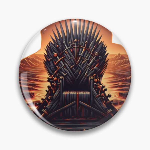 Artikelvorschau, Feuereiserner Thron aus Gusseisen, Game of Thrones entworfen und verkauft von sendalunar.