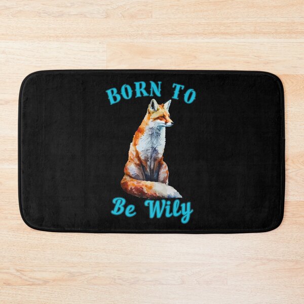 Item preview, Born To Be Wily. snow fox designed and sold by FoxVibes.