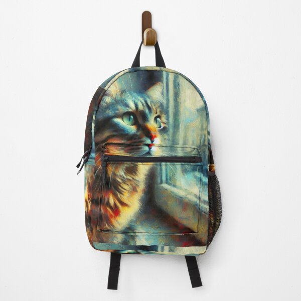 Item preview, Cat Staring Out Window - Impressionism designed and sold by Star-Fragment.