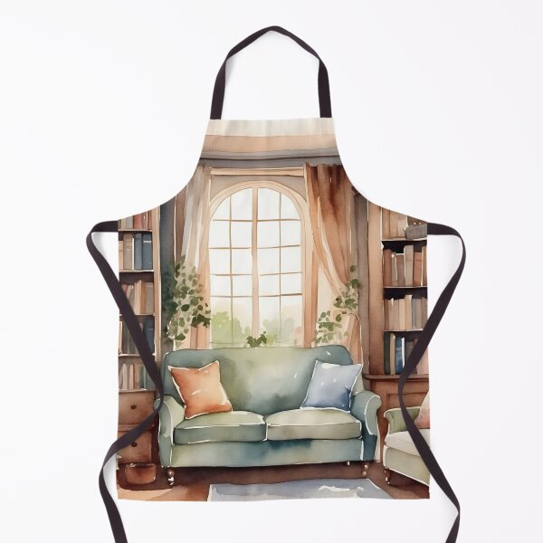 Artikelvorschau, Romantisches Wohnzimmer und Bücherregal im englischen Cottage-Stil entworfen und verkauft von Jayjaynaenae.