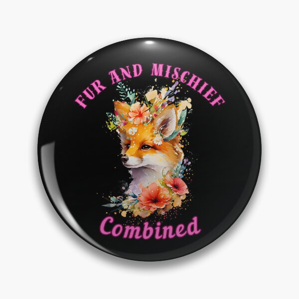 Item preview, Fur And Mischief Combined. cool fox designed and sold by FoxVibes.