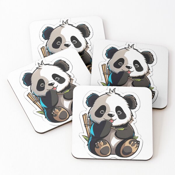 Item preview, Cute Panda eating bamboo designed and sold by justasimpleguy.