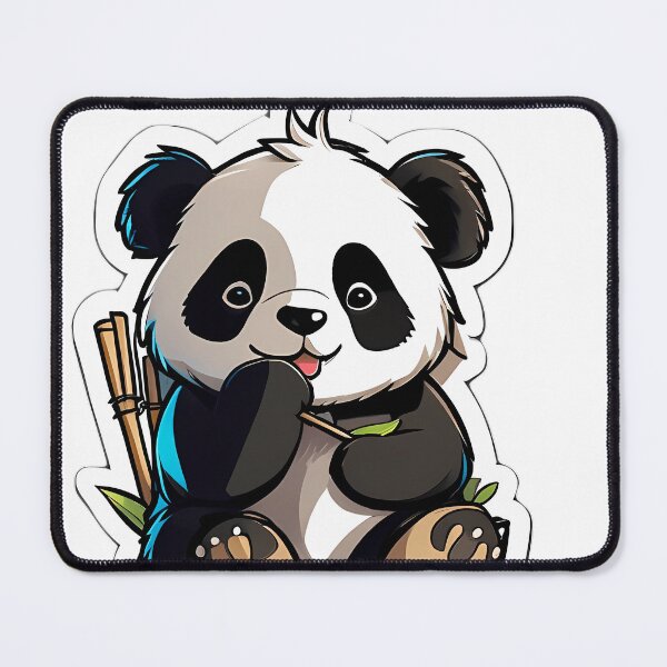 Item preview, Cute Panda eating bamboo designed and sold by justasimpleguy.