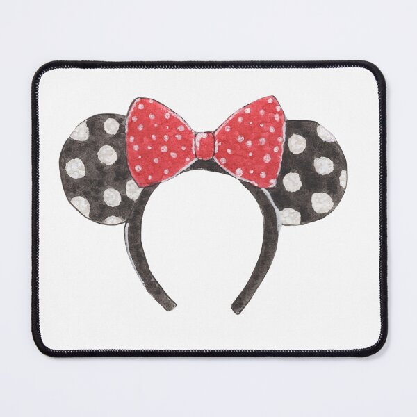 Item preview, Watercolor Minnie Ears: Black and White Polka Dots designed and sold by elizabethhomme.