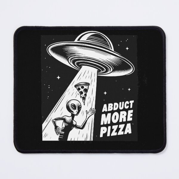 Item preview, Aliens Abduct More Pizza For UFO Space Party designed and sold by SubtleSplit.