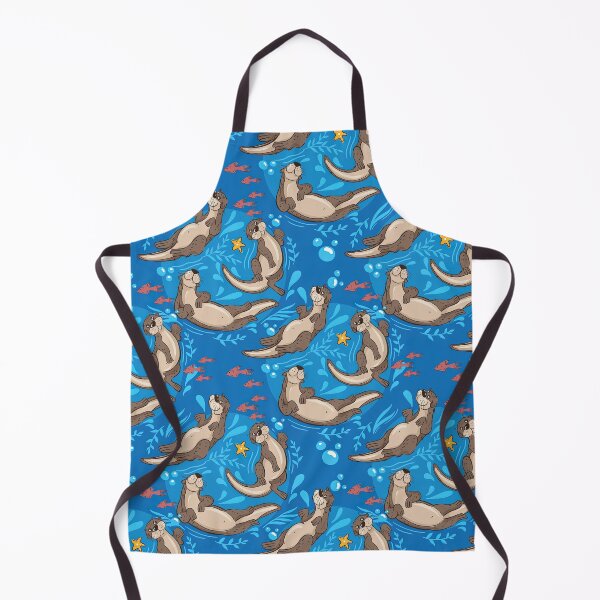 Item preview, Sea Otter Pattern, Sea Otter Seamless Pattern, Sea Otter designed and sold by graphic-genie.