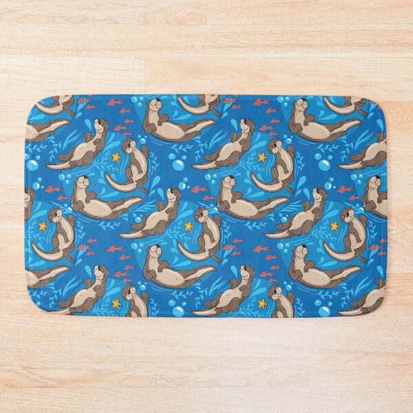 Item preview, Sea Otter Pattern, Sea Otter Seamless Pattern, Sea Otter designed and sold by graphic-genie.