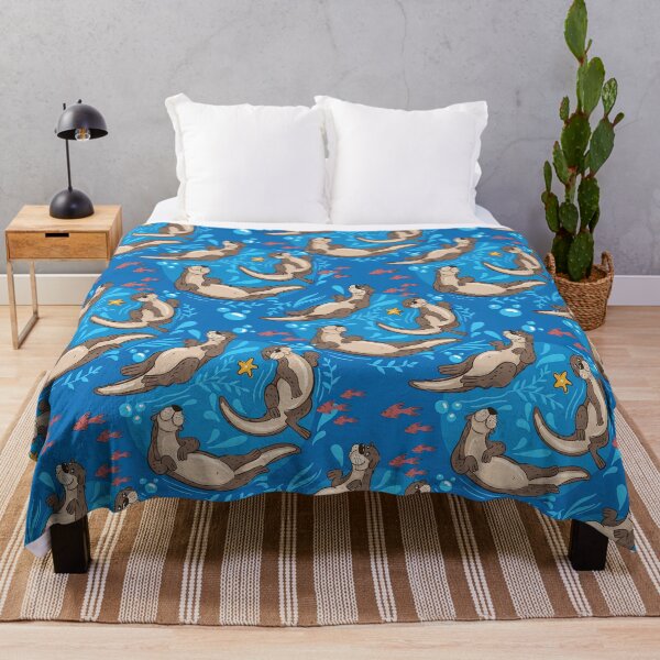 Item preview, Sea Otter Pattern, Sea Otter Seamless Pattern, Sea Otter designed and sold by graphic-genie.