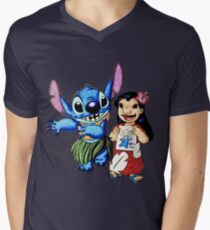 Lilo & Stitch Hula Men's V-Neck T-Shirt