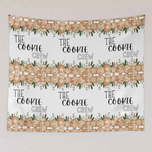 Item preview, The Cookie Crew Gingerbread Holiday Border designed and sold by MochaMeli.