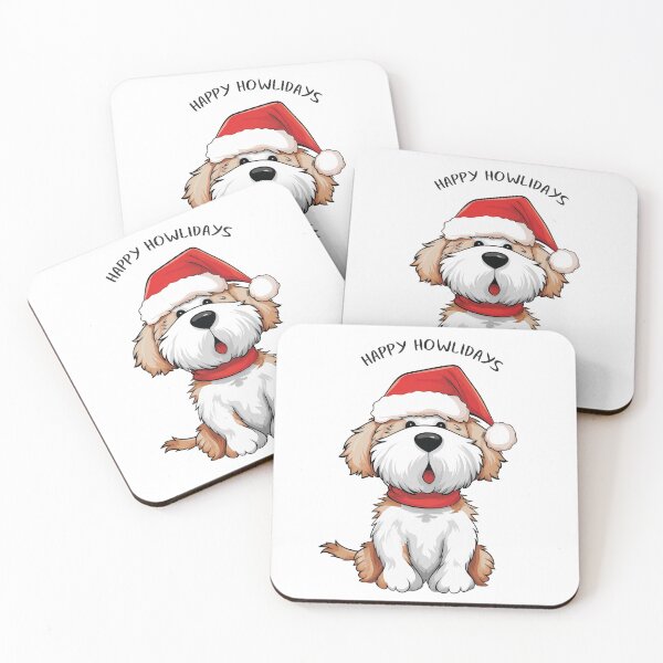 Item preview, Funny Cute Blenheim Christmas Dog - 'Happy Howlidays' designed and sold by wotsthis.