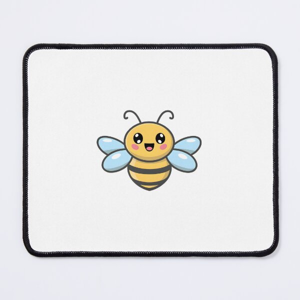 Item preview, Happy Bee Sticker designed and sold by Dancing-Dinos.