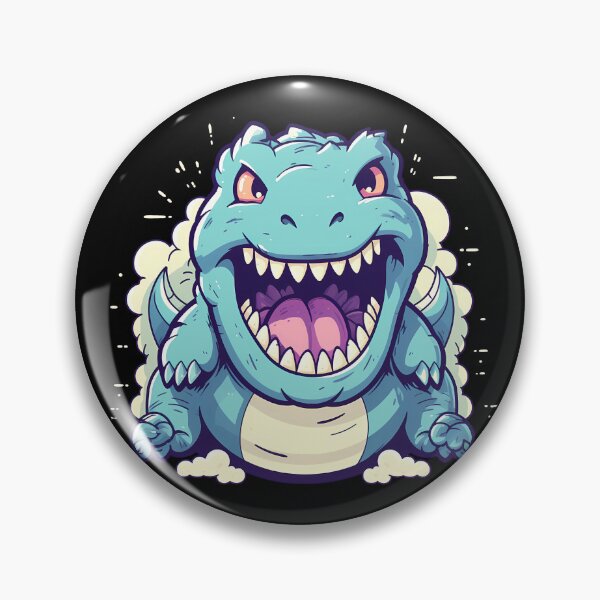 Item preview, Cute Blue Godzilla Cartoon  designed and sold by Changgey.