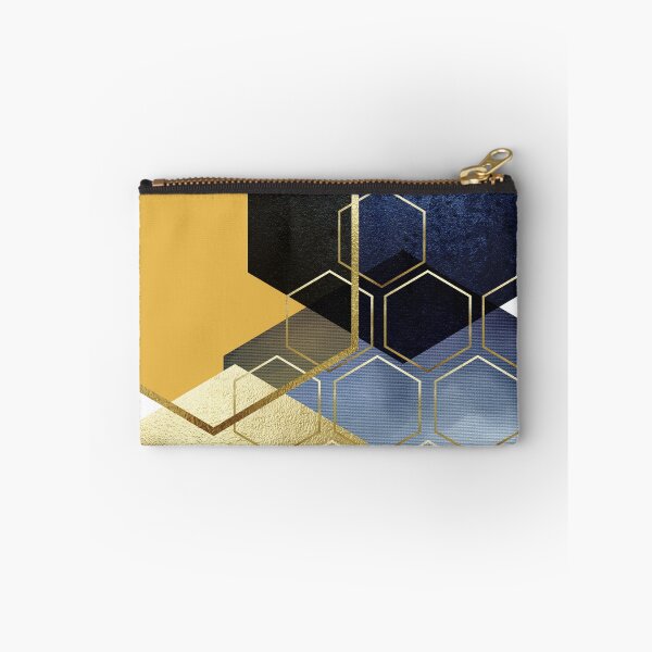 Item preview, Yellow and Blue Hexagon Art 3 designed and sold by UrbanEpiphany.