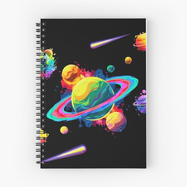 Item preview, Neon Planets I designed and sold by UniqueBoutique4.