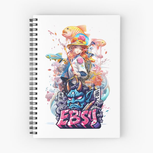 Artikelvorschau, Lebendiges Ebisu-Kunstwerk mit Koi und Oni. entworfen und verkauft von Jittiwat Chunchuawong.