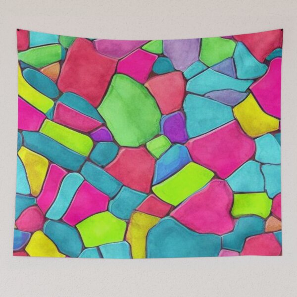 Item preview, Colorful Abstract Rock Pattern designed and sold by calibrit.