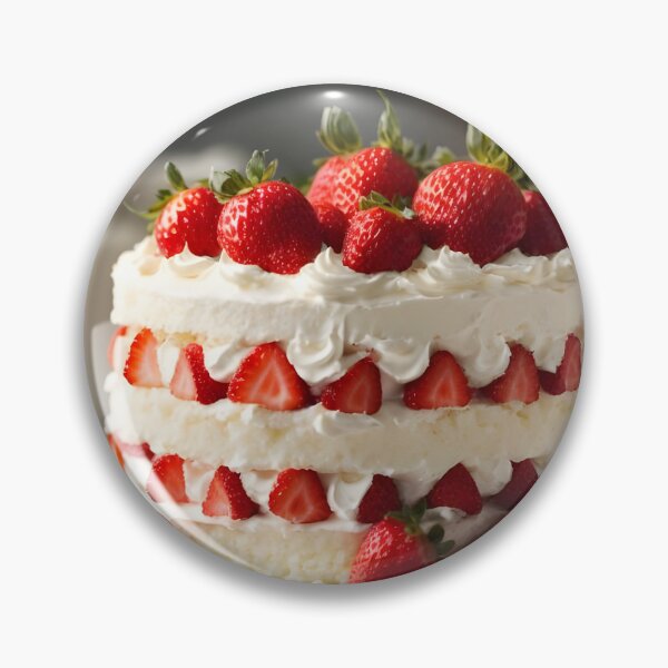 Item preview, Cream cake with strawberries decorated on table. designed and sold by Jayjaynaenae.