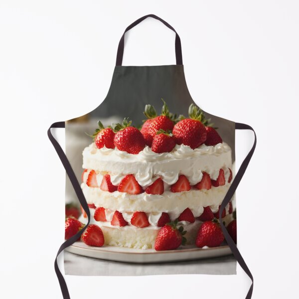 Item preview, Cream cake with strawberries decorated on table. designed and sold by Jayjaynaenae.