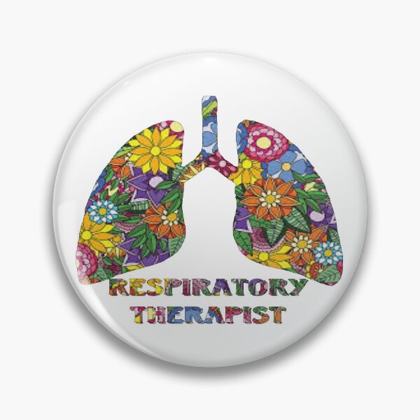 Item preview, Colorful Floral Respiratory Therapist designed and sold by natnat7w.