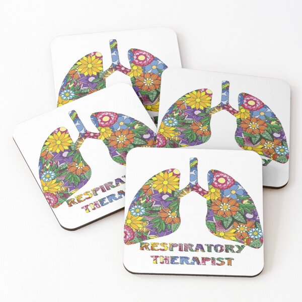 Item preview, Colorful Floral Respiratory Therapist designed and sold by natnat7w.