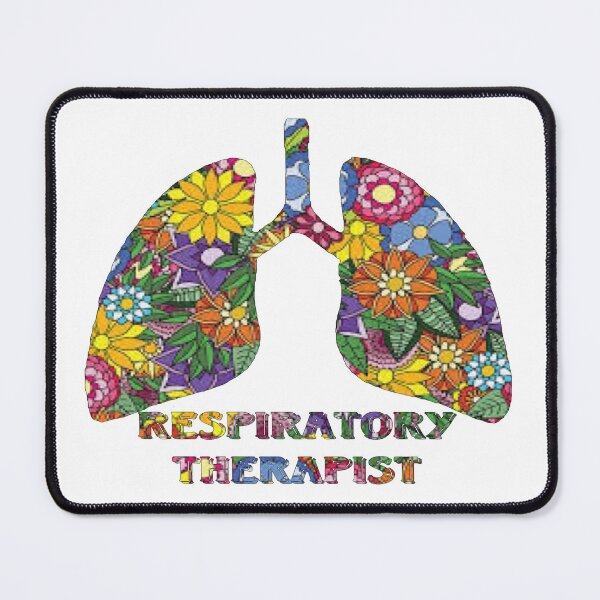 Item preview, Colorful Floral Respiratory Therapist designed and sold by natnat7w.