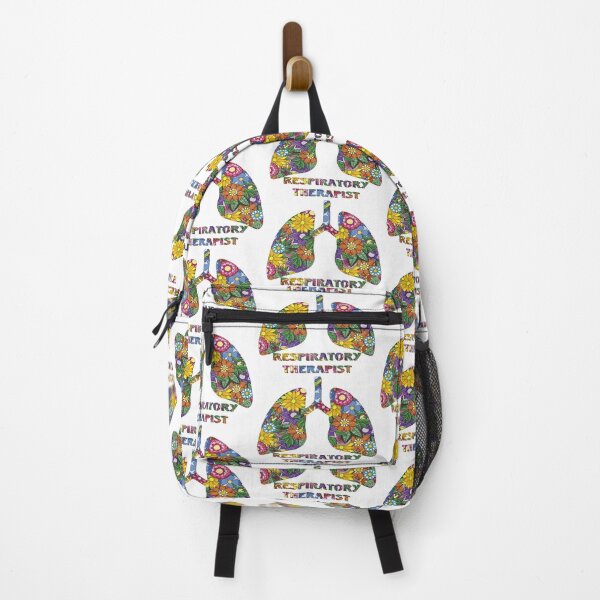 Item preview, Colorful Floral Respiratory Therapist designed and sold by natnat7w.