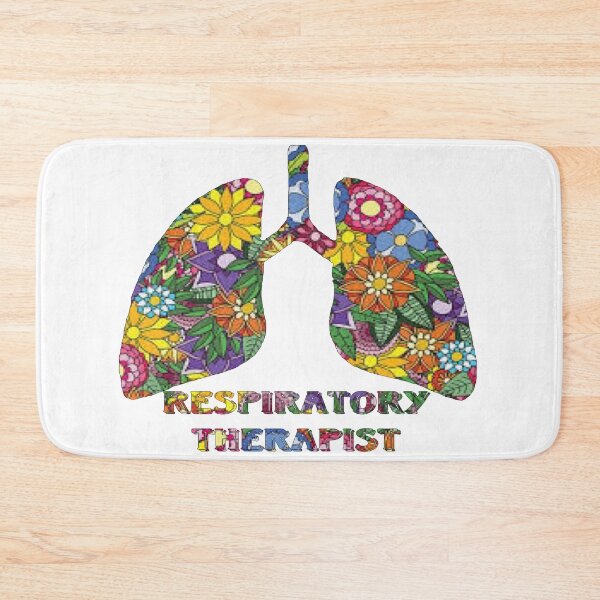Item preview, Colorful Floral Respiratory Therapist designed and sold by natnat7w.