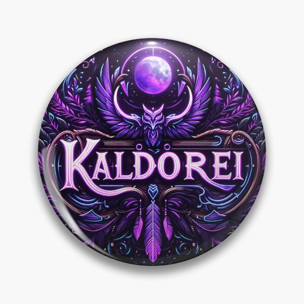 Item preview, Night Elf / Kaldorei World of Warcraft Inspired Neon Crest.  designed and sold by CandyCrab.