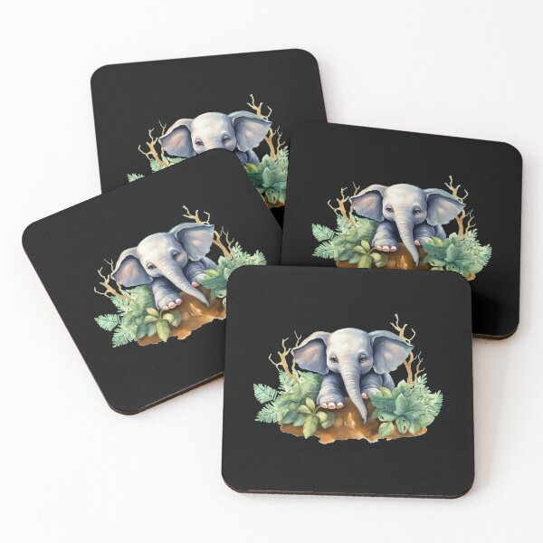 Item preview, Tiny Elephant designed and sold by ElephantVibes.