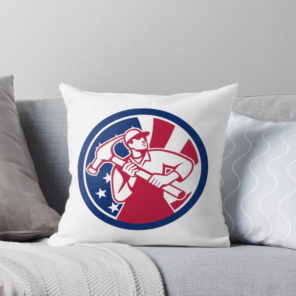 Item preview, American Handyman USA Flag Icon designed and sold by patrimonio.