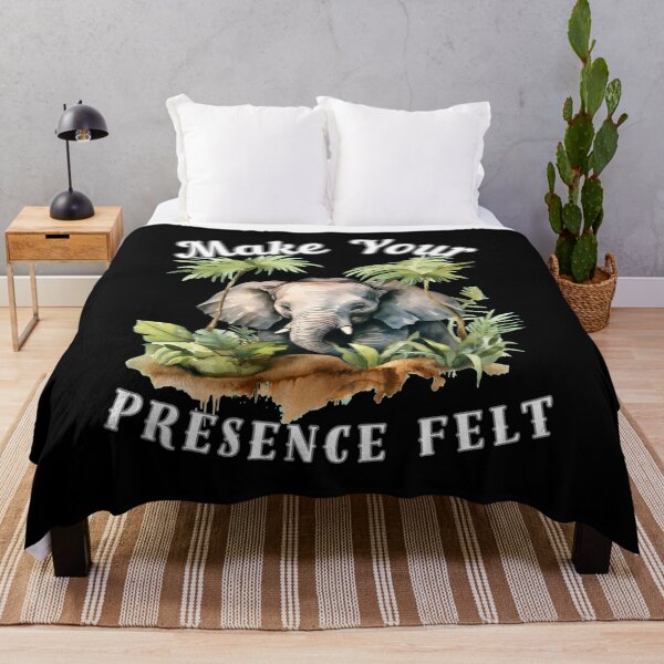 Item preview, Make Your Presence Felt. surreal elephant designed and sold by ElephantVibes.