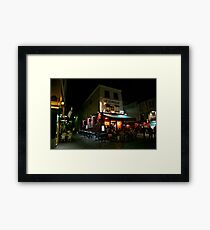 Night Streetscape Framed Print