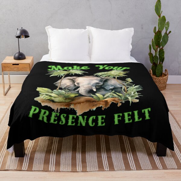 Item preview, Make Your Presence Felt. african elephant designed and sold by ElephantVibes.