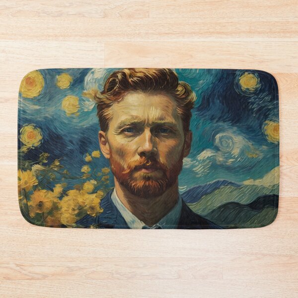 Item preview, Man with sky background with van Gogh graphic style,3d designed and sold by Jayjaynaenae.
