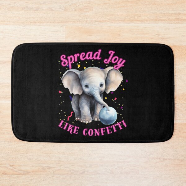 Item preview, Spread Joy Like Confetti. elephant head designed and sold by ElephantVibes.