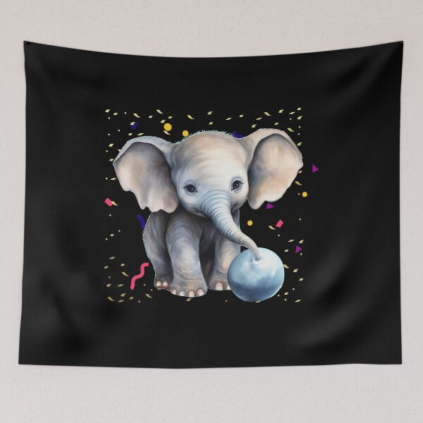 Item preview, Tiny Elephant designed and sold by ElephantVibes.