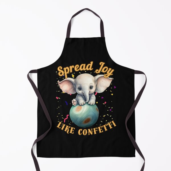 Item preview, Spread Joy Like Confetti. watercolor elephant designed and sold by ElephantVibes.