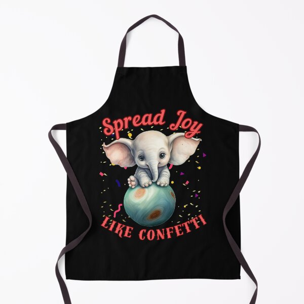 Item preview, Spread Joy Like Confetti. happy elephant designed and sold by ElephantVibes.