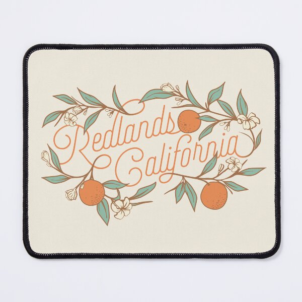 Item preview, Redlands California Orange Blossom Script Vintage designed and sold by GeekInkDesign.