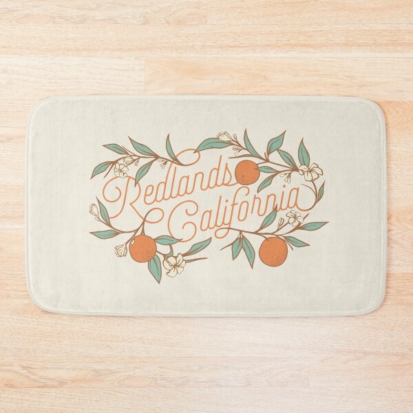 Item preview, Redlands California Orange Blossom Script Vintage designed and sold by GeekInkDesign.