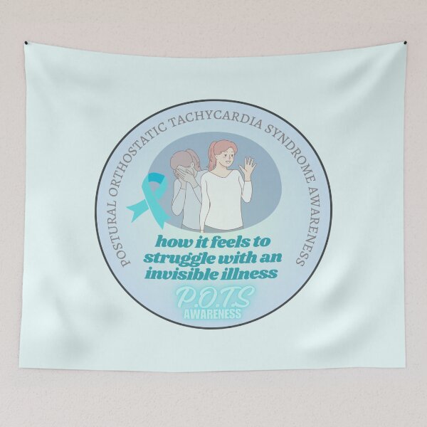 Item preview, Two faced chronic illness - POTS Awareness  designed and sold by blankslategardn.