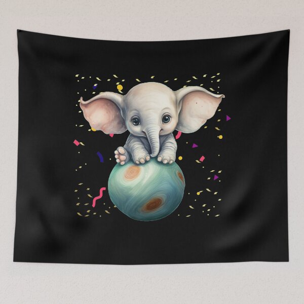 Item preview, Tiny Elephant designed and sold by ElephantVibes.