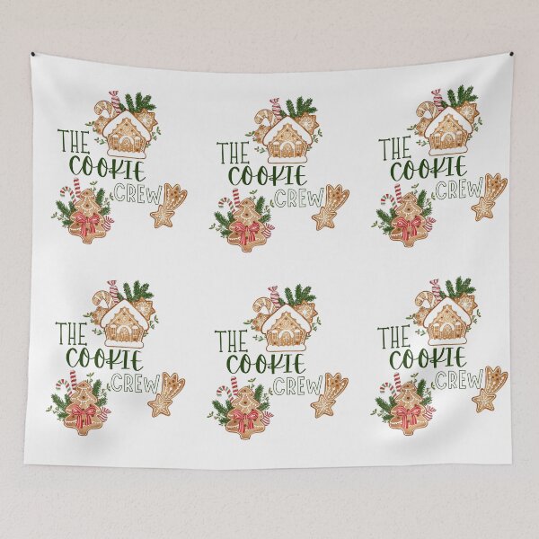 Item preview, The Cookie Crew Gingerbread Cookie Green designed and sold by MochaMeli.