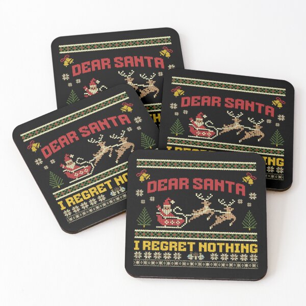 Item preview, Dear Santa I Regret Nothing designed and sold by BadAttitudeTees.