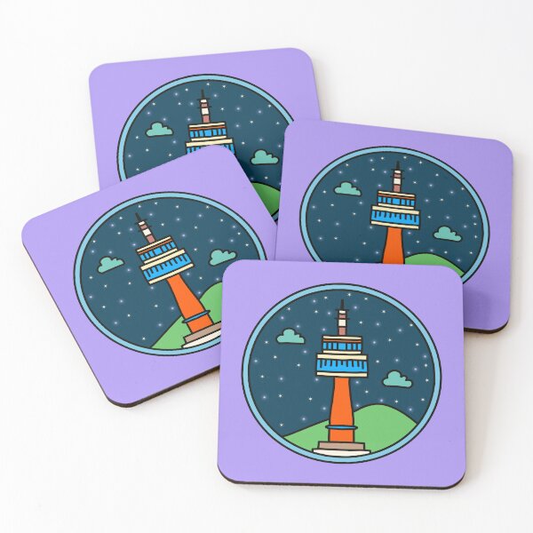 Item preview, Seoul namsan tower designed and sold by Quacktails.
